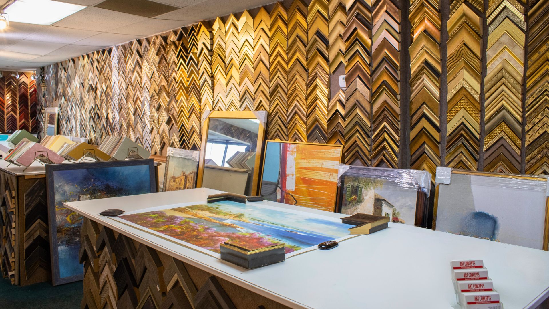 Custom framing consultation and design options