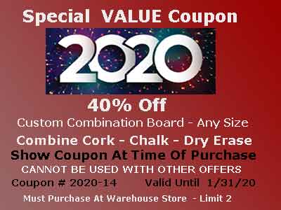 Save 40% On Custom Combination Boards