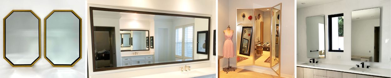 Custom Framed Wall Mirrors - Any Size - Any Room