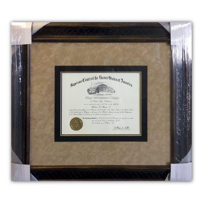 Framing of Special Documents and Certificates