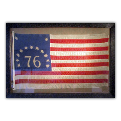 Framed '76 Flag