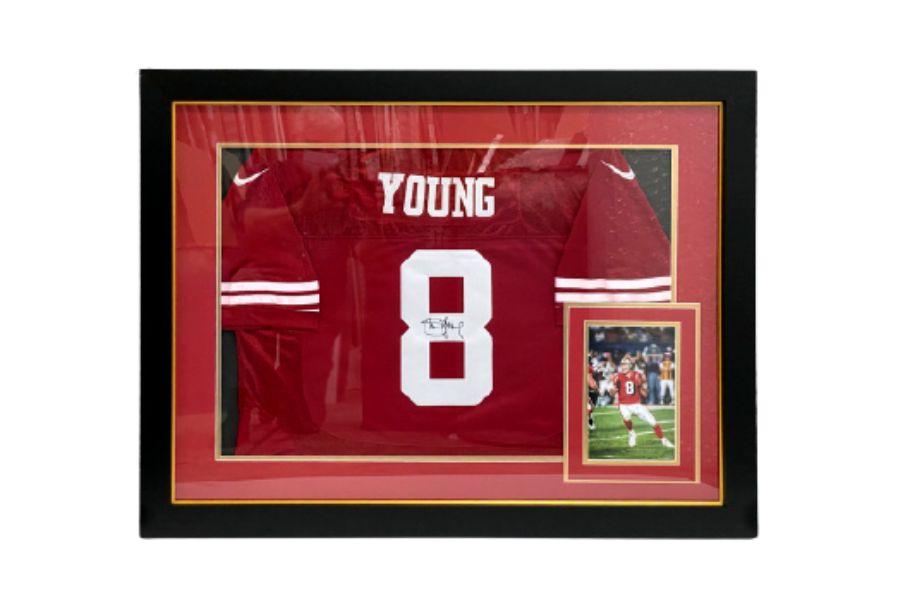 Custom sports shadow box — Style 06, jersey-ready depth with secure mounting