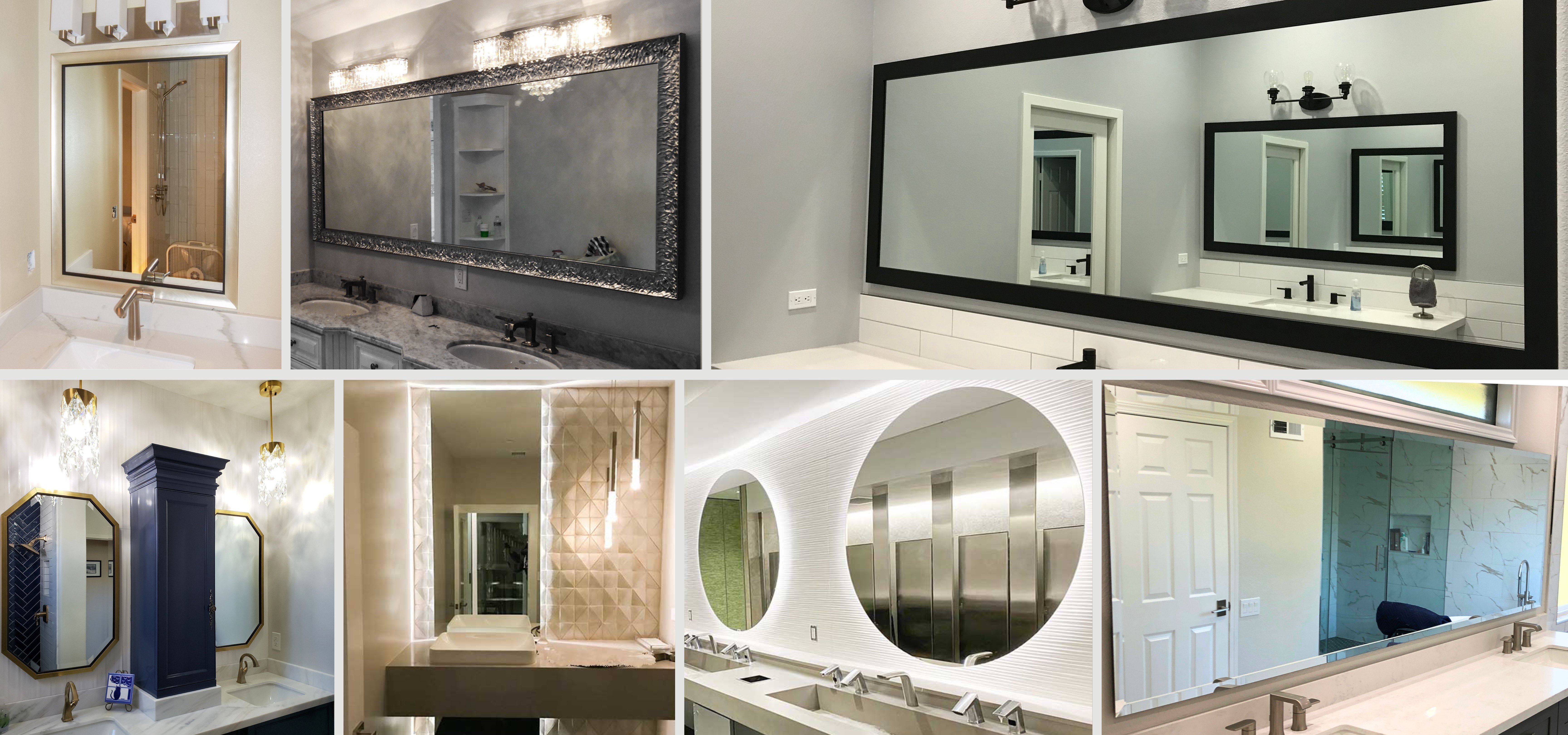 we make bathroom mirrors any size for any budget 