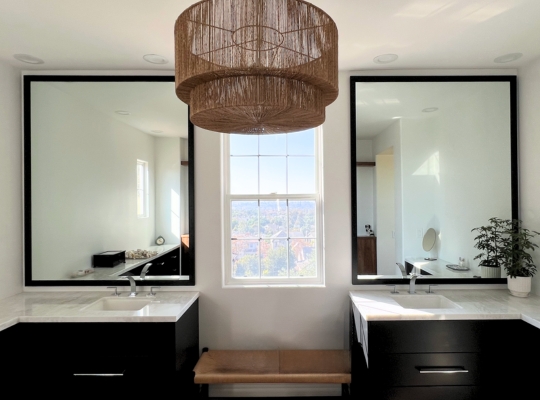 custom bathroom mirrors
