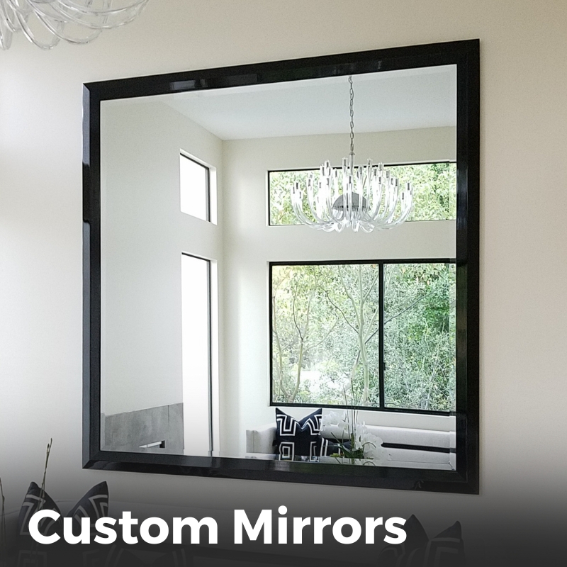 custom mirror to your exact size, custom sized mirror