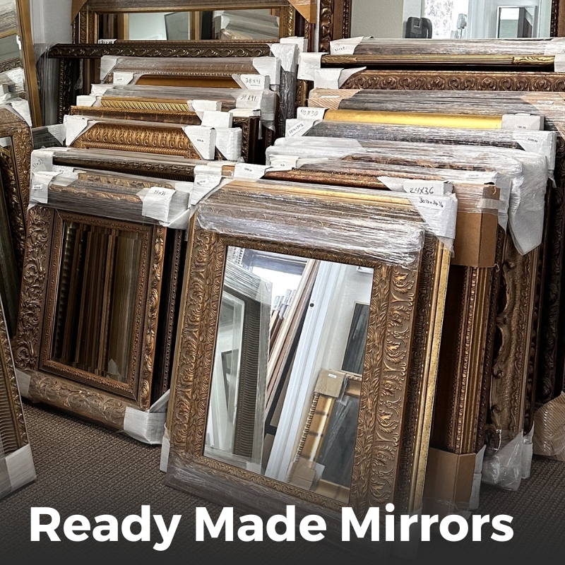 ready made mirrors, framed mirrors